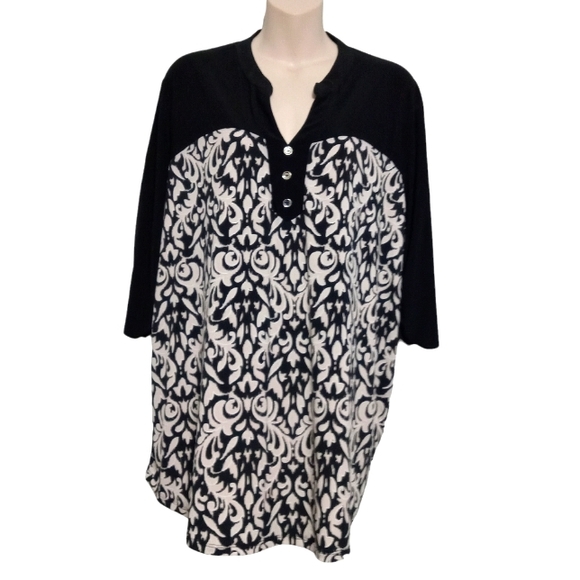 Adele & May Woman Tunic Top Sz 3X - Picture 1 of 4